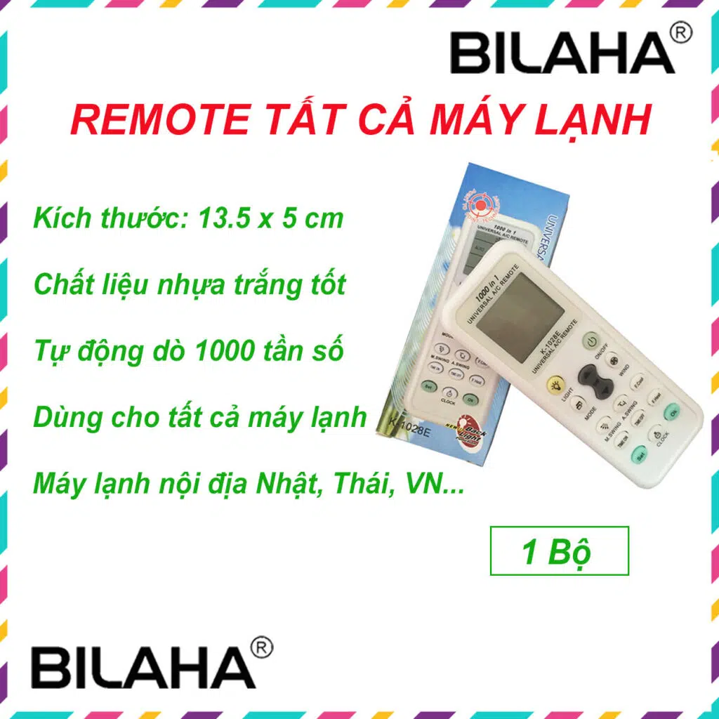 remote máy lạnh. điều khiển máy lạnh đa năng, remote điều khiển máy lạnh nội địa nhật, k-1028e, 1000 tần số