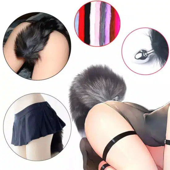 đuôi cáo, cosplay miu nữ, hồ ly, máy rung, massage rung, massage mini, av stick, trứng rung tình yêu, gậy rung, chày rung, trứng rung 2 đầu